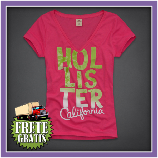 Camiseta Feminina Hollister Ref:16