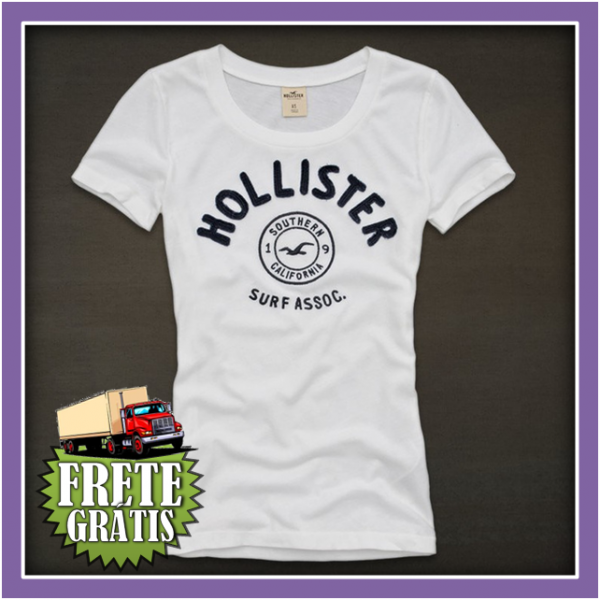 Camiseta Feminina Hollister Ref:17