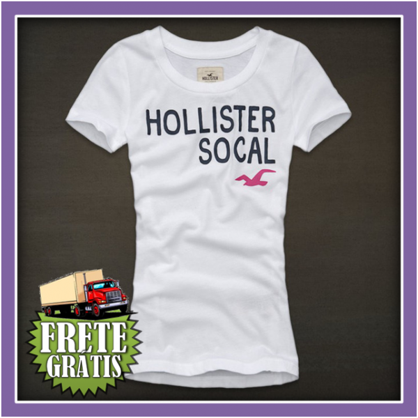 Camiseta Feminina Hollister Ref:09