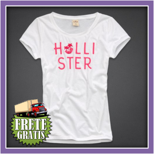 Camiseta Feminina Hollister Ref:11