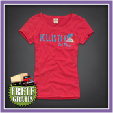 Camiseta Feminina Hollister Ref:01